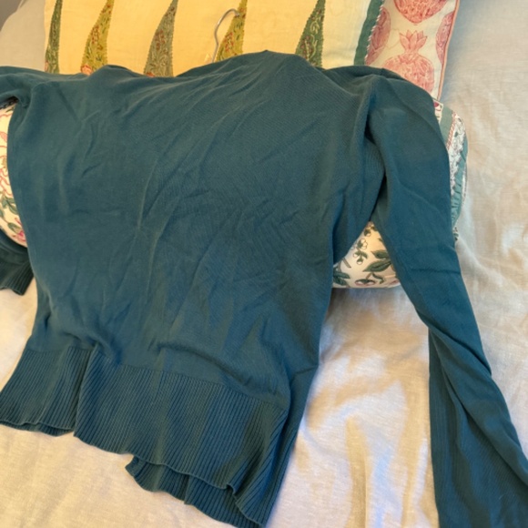 HM lovely teal cardigan, size L - Picture 3 of 4